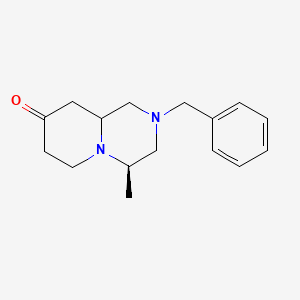 (4R)-2-Benzyl-4-methyloctahydro-8H-pyrido[1,2-a]pyrazin-8-one