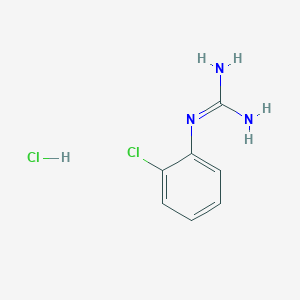 molecular formula C7H9Cl2N3 B1489353 N-(2-氯苯基)-胍盐酸盐 CAS No. 24067-11-6