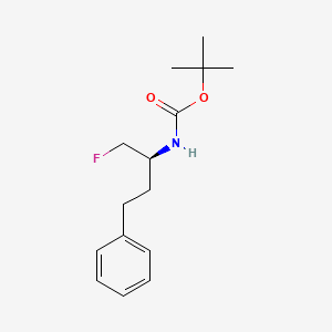 molecular formula C15H22FNO2 B14893537 (S)-tert-Butyl (1-fluoro-4-phenylbutan-2-yl)carbamate 