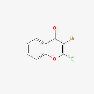 3-Bromo-2-chloro-4H-chromen-4-one