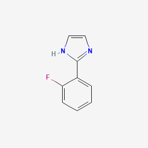 molecular formula C9H7FN2 B1489359 2-(2-fluorophenyl)-1H-imidazole CAS No. 4278-10-0