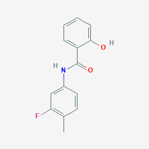 N-(3-fluoro-4-methylphenyl)-2-hydroxybenzamide