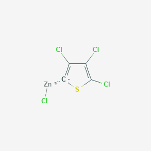 molecular formula C4Cl4SZn B14893601 (3,4,5-Trichlorothiophen-2-yl)Zinc chloride 