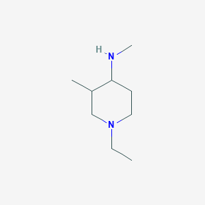 molecular formula C9H20N2 B1489361 1-乙基-N,3-二甲基哌啶-4-胺 CAS No. 1247239-41-3