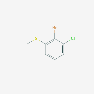 molecular formula C7H6BrClS B14893641 (2-Bromo-3-chlorophenyl)(methyl)sulfane 