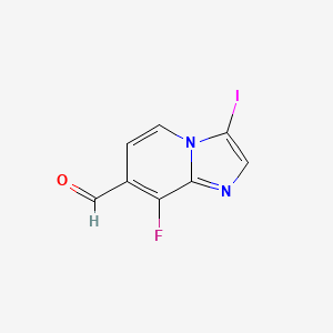 8-Fluoro-3-iodoimidazo[1,2-a]pyridine-7-carbaldehyde