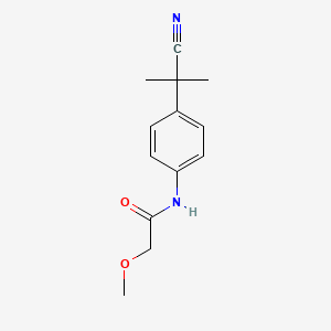 n-(4-(2-Cyanopropan-2-yl)phenyl)-2-methoxyacetamide