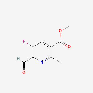 Methyl 5-fluoro-6-formyl-2-methylnicotinate