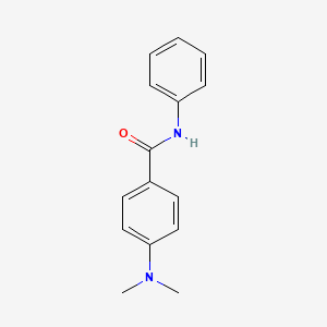 molecular formula C15H16N2O B14893714 4-(dimethylamino)-N-phenylbenzamide 