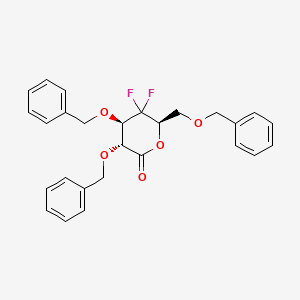 (3R,4R,6R)-3,4-Bis(benzyloxy)-6-((benzyloxy)methyl)-5,5-difluorotetrahydro-2H-pyran-2-one