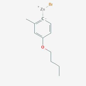 4-n-Butyloxy-2-methylphenylZinc bromide