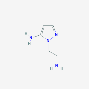 B1489377 1-(2-aminoethyl)-1H-pyrazol-5-amine CAS No. 144991-31-1