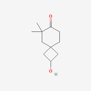 2-Hydroxy-6,6-dimethylspiro[3.5]nonan-7-one