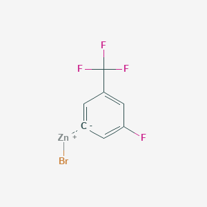 (3-Fluoro-5-(trifluoromethyl)phenyl)Zinc bromide