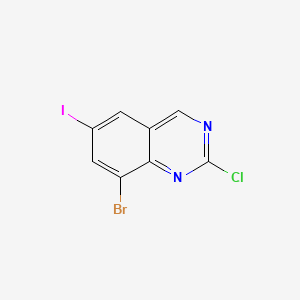 8-Bromo-2-chloro-6-iodoquinazoline