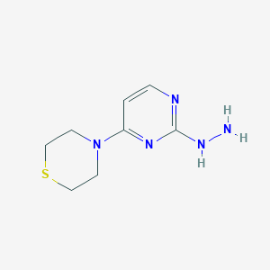 4-(2-Hydrazinylpyrimidin-4-yl)thiomorpholine