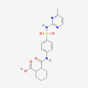 2-{[(4-{[(4-Methylpyrimidin-2-yl)amino]sulfonyl}phenyl)amino]carbonyl}cyclohexanecarboxylic acid