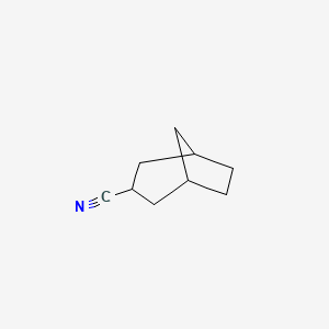 molecular formula C9H13N B14893901 Bicyclo[3.2.1]octane-3-carbonitrile 