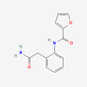 molecular formula C13H12N2O3 B14893922 n-(2-(2-Amino-2-oxoethyl)phenyl)furan-2-carboxamide 