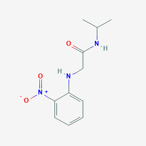 molecular formula C11H15N3O3 B14893924 n-Isopropyl-2-((2-nitrophenyl)amino)acetamide 