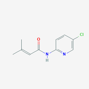 N-(5-chloropyridin-2-yl)-3-methylbut-2-enamide