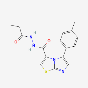 molecular formula C16H16N4O2S B14893965 Egfr/her2-IN-8 