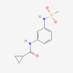 n-(3-(Methylsulfonamido)phenyl)cyclopropanecarboxamide