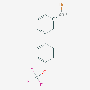 3-[4-(Trifluoromethoxy)phenyl]phenylZinc bromide