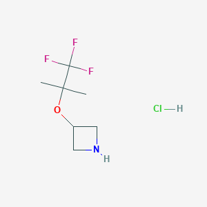 3-((1,1,1-Trifluoro-2-methylpropan-2-yl)oxy)azetidine hydrochloride