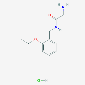 molecular formula C11H17ClN2O2 B14894117 2-Amino-N-(2-ethoxybenzyl)acetamide hydrochloride 