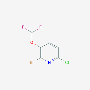 2-Bromo-6-chloro-3-(difluoromethoxy)pyridine