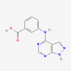 3-(1H-pyrazolo[3,4-d]pyrimidin-4-ylamino)benzoic acid