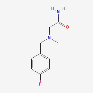 molecular formula C10H13FN2O B14894195 2-((4-Fluorobenzyl)(methyl)amino)acetamide 