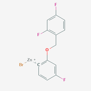 2-(2',4'-DifluorobenZyloxy)-4-fluorophenylZinc bromide