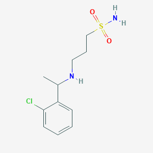 3-((1-(2-Chlorophenyl)ethyl)amino)propane-1-sulfonamide