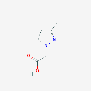 molecular formula C6H10N2O2 B14894280 (3-methyl-4,5-dihydro-1H-pyrazol-1-yl)acetic acid 