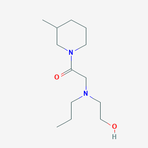 molecular formula C13H26N2O2 B14894295 2-((2-Hydroxyethyl)(propyl)amino)-1-(3-methylpiperidin-1-yl)ethan-1-one 