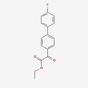 (4'-Fluorobiphenyl-4-yl)oxoacetic acid ethyl ester