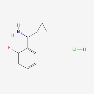 molecular formula C10H13ClFN B1489431 (R)-环丙基(2-氟苯基)甲胺盐酸盐 CAS No. 1213846-75-3