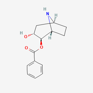 2-Benzoyloxy-3-hydroxynortropane