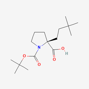 (2R)-Boc-Pro{2-(3,3-dimethylbutyl)}-OH