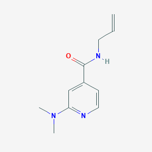 molecular formula C11H15N3O B14894356 n-Allyl-2-(dimethylamino)isonicotinamide 