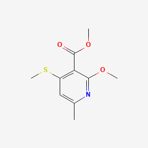 Methyl 2-methoxy-6-methyl-4-(methylthio)nicotinate