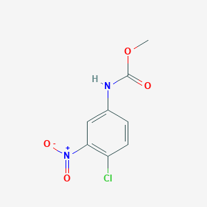 molecular formula C8H7ClN2O4 B14894409 Methyl (4-chloro-3-nitrophenyl)carbamate 