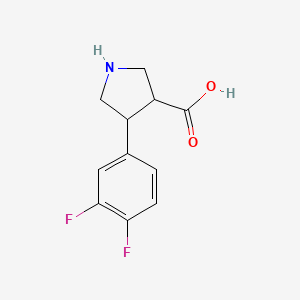 4-(3,4-Difluorophenyl)pyrrolidine-3-carboxylic acid