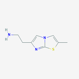 2-(2-Methylimidazo[2,1-b][1,3]thiazol-6-yl)ethanamine