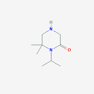 6,6-Dimethyl-1-(propan-2-yl)piperazin-2-one