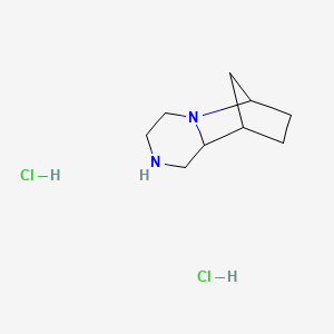 molecular formula C9H18Cl2N2 B14894461 Octahydro-2H-6,9-methanopyrido[1,2-a]pyrazine dihydrochloride 