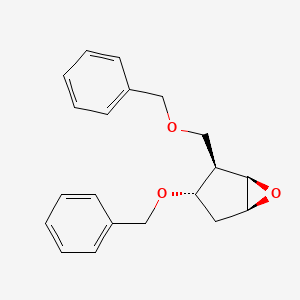 molecular formula C20H22O3 B14894512 (1R,2R,3S,5S)-3-(Benzyloxy)-2-((benzyloxy)methyl)-6-oxabicyclo[3.1.0]hexane 