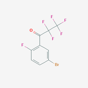 1-(5-Bromo-2-fluorophenyl)-2,2,3,3,3-pentafluoropropan-1-one